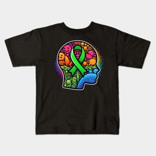 Empowerment & Healing: A Journey to Mental Wellness Kids T-Shirt